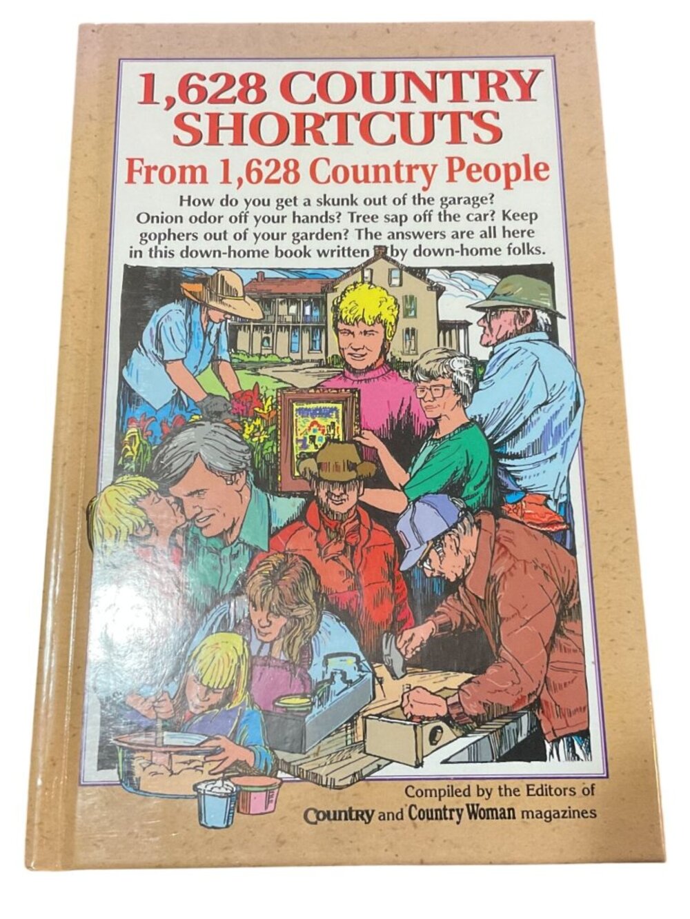 Vtg 1628 Country Shortcuts By 1628 Country People Hardcover Book from 1995